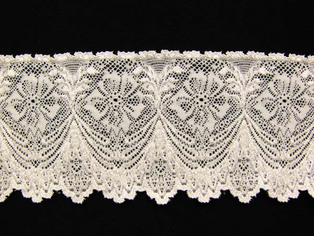 Koronka 7cm elastyczna ivory