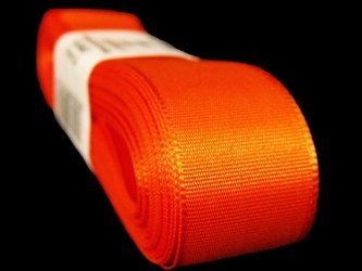 Wstążka 20mm tafta ciemnopomarańczowa
