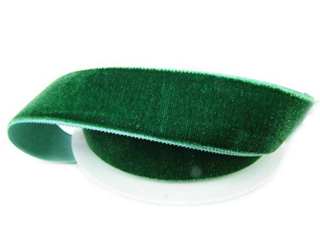 Aksamitka 25mm zielona
