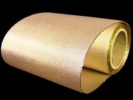 Wstążka 110mm lurex złota