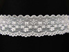 Koronka 6cm elastyczna biała