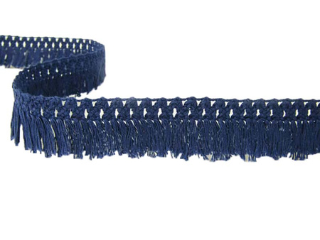 Taśma 2,5cm FRĘDZEL bawełna jasny granat