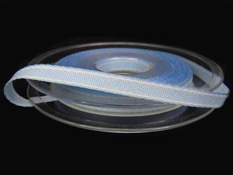 Taśma 7mm tkana DENIM błękitna