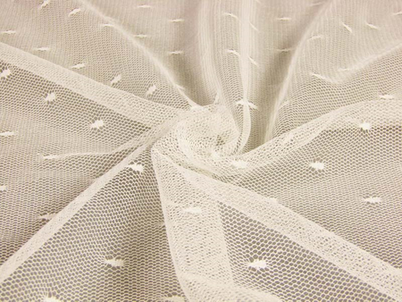 Tiul 170cm miękki ŁEZKA ivory