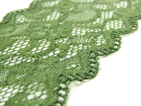 Wstawka 6,5cm elastyczna khaki