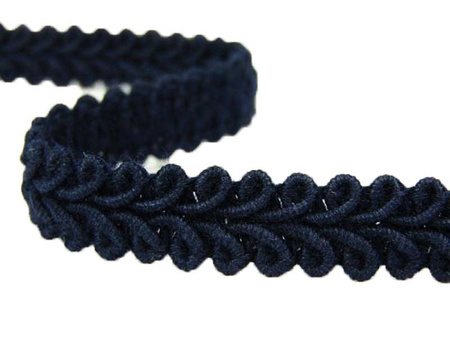 Taśma 1cm galonowa bawełna granat