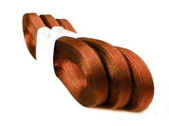 Wstążka 6mm tafta rdza ciemna