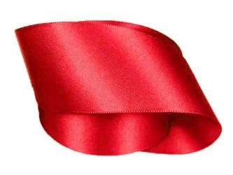 Wstążka 50mm atłas czerwona