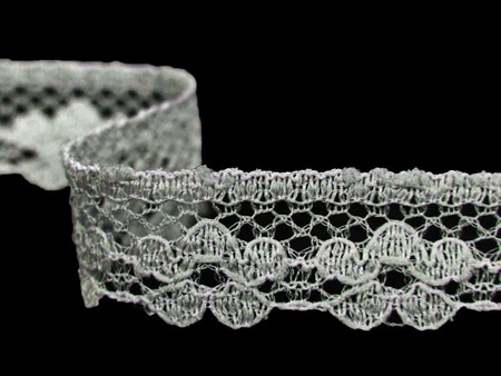 Koronka 1,2cm stabilna popiel