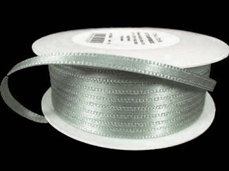 Wstążka 3mm atłas popiel