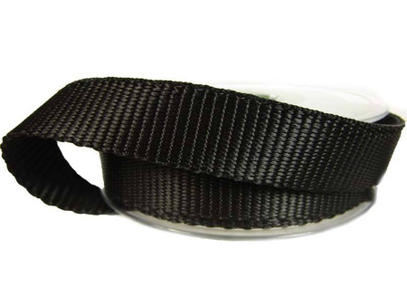 Taśma 20mm nośna poliestrowa czarna