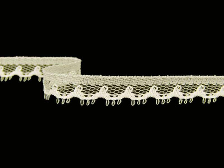 Koronka 0,9cm stabilna ivory