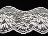 Koronka 6cm elastyczna biała