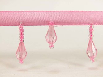 Taśma 3cm atłas SOPLE róż