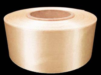 Wstążka 50mm atłas jasna morela