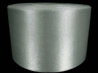 Wstążka 60mm atłas popiel