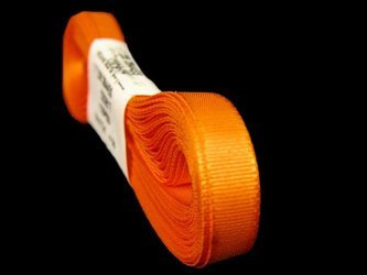 Wstążka 6mm tafta pomarańczowa