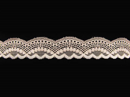 Koronka 3cm elastyczna antyczny róż