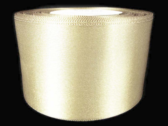 Wstążka 60mm atłas jasny beż