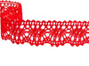 Koronka 3,2cm bawełniana czerwona