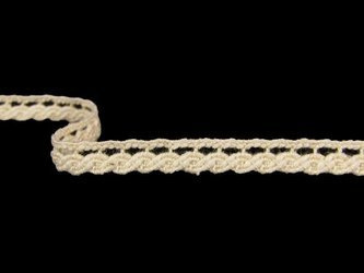 Koronka 0,6cm bawełniana naturalna