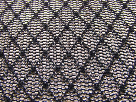 Tiul 155cm miękki ROMB z kropką czarny