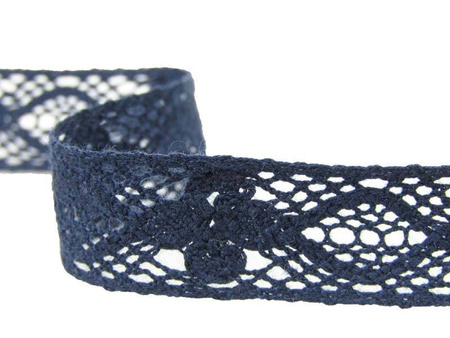 Wstawka 3,2cm bawełniana granat