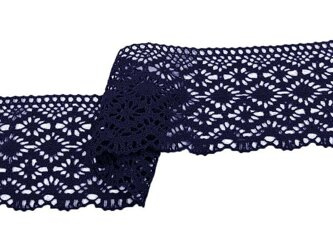 Koronka 10cm bawełniana granat