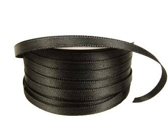 Wstążka 5mm atłas grafit