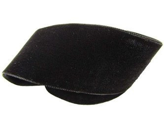 Aksamitka 50mm dwustronna czarna