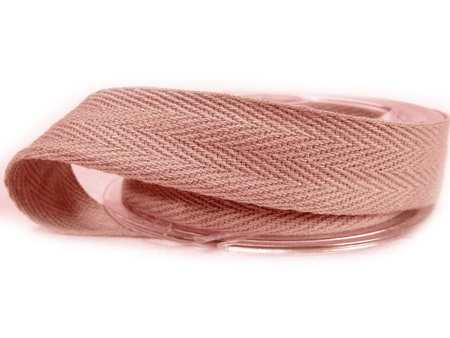 Taśma 20mm bawełniana antyczny róż