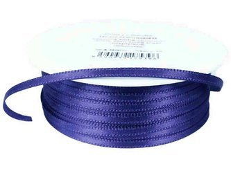 Wstążka 3mm atłas jasny granat