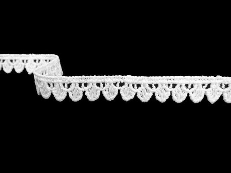 Koronka 1cm gipiurowa biała