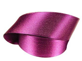 Wstążka 40mm atłas REXOR śliwka