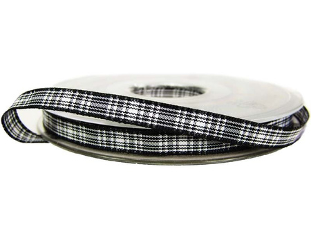 Wstążka 7mm kratka szkocka Menzies