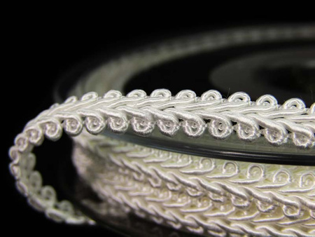 Taśma 0,6cm galonowa biała