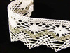 Koronka 5cm bawełniana biało-lniana