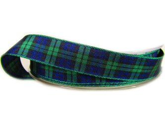 Wstążka 16mm kratka szkocka Black Watch