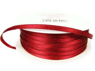 Wstążka 3mm atłas bordo