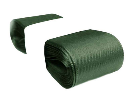 Wstążka 40mm tafta popiel stalowy