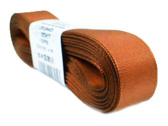 Wstążka 20mm tafta rdza ciemna