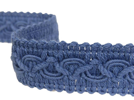 Taśma 2cm galonowa bawełna niebieski