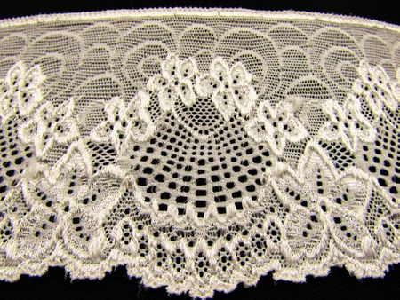 Koronka 9cm elastyczna ivory