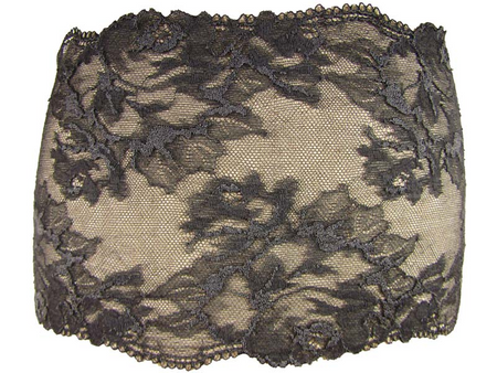 Wstawka 19cm elastyczna ciemny popiel