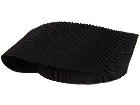 Taśma 35mm ryps bawełniana czarna