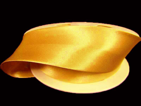 Lamówka 3cm atłasowa żółty słoneczny