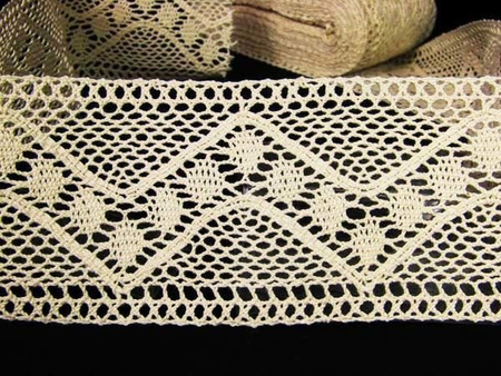 Wstawka 9cm bawełniana naturalna