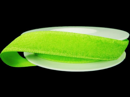 Aksamitka 16mm neon zielona