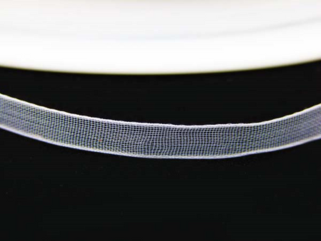 Wstążka 4mm organtyna biała