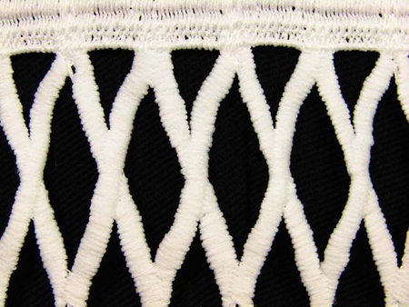 Koronka 130cm gipiurowa ivory